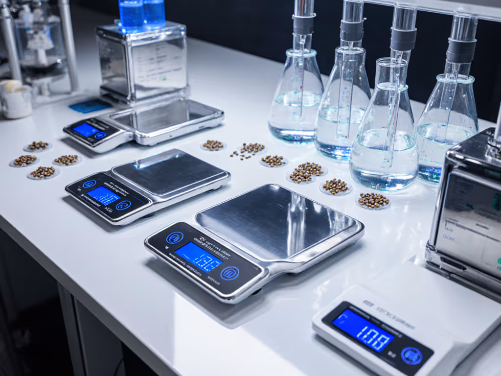 pond_feeder_testing_laboratory_setup_with_precision_scales_and_moisture_sensors