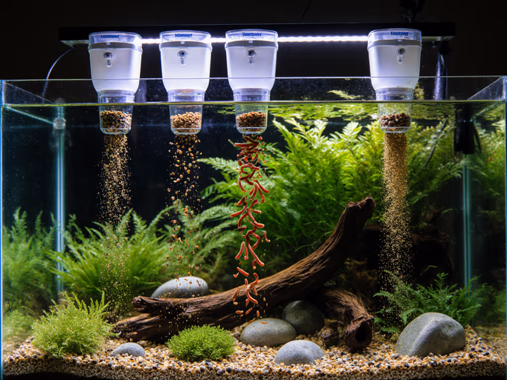 Best Fish Feeders by Food Type: Evidence Review